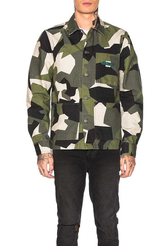 view 2 of 5 GREEN Paul Camo Jacket in Swedish Camo