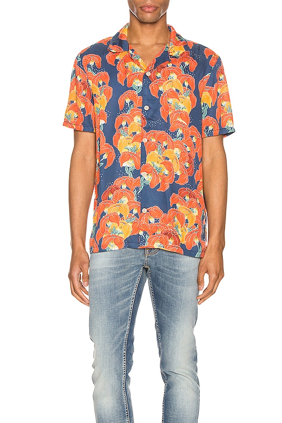 view 1 of 5 Arvid Flowers Short Sleeve Shirt in Multi