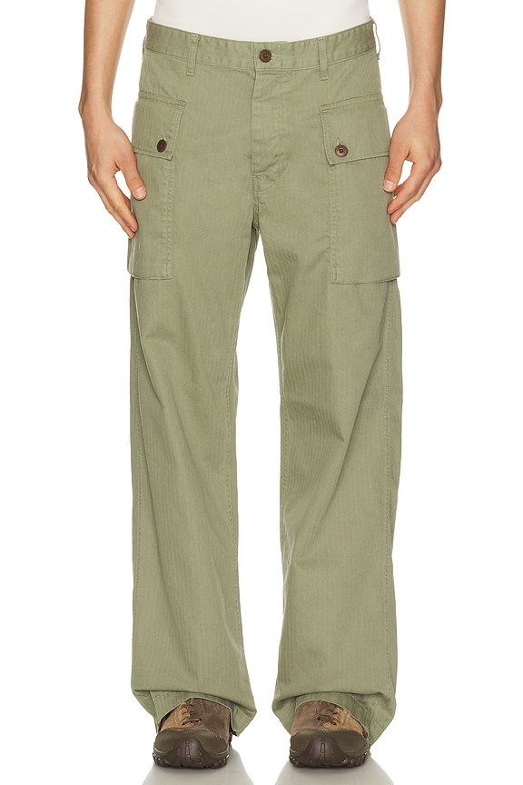 view 1 of 5 PANTALON in Pale Green