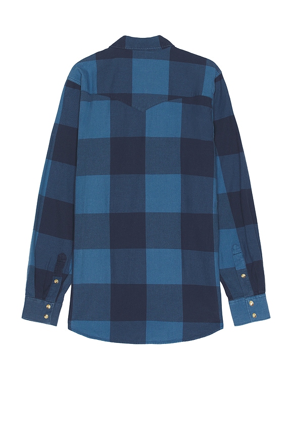 view 2 of 3 George Flannel in Blue