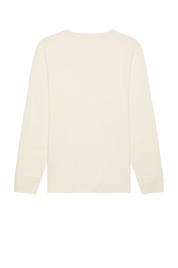 view 2 of 3 Long Sleeve Henley in Ecru
