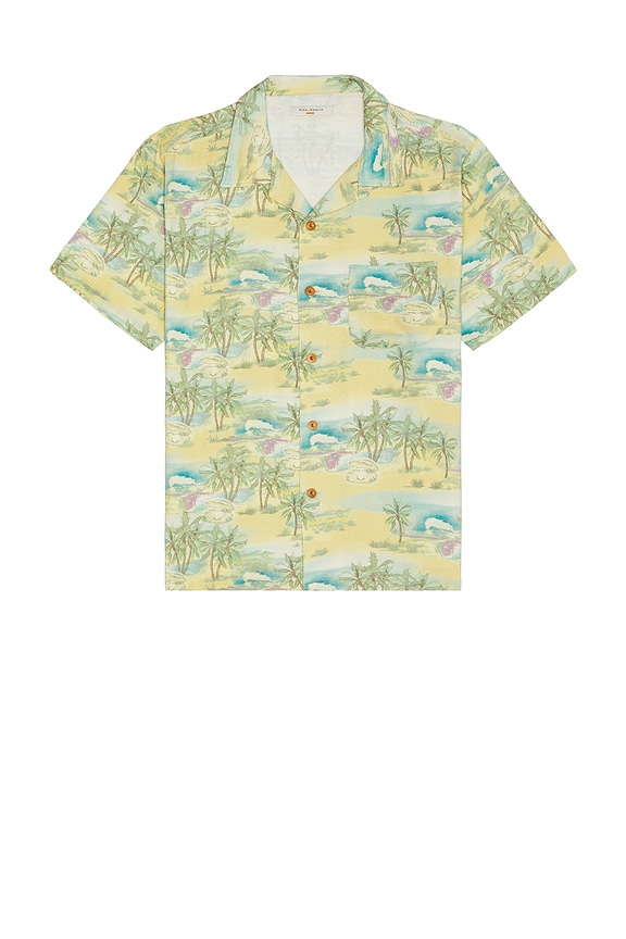view 2 of 3 Arvid Pearls Hawaii Shirt in Mustard