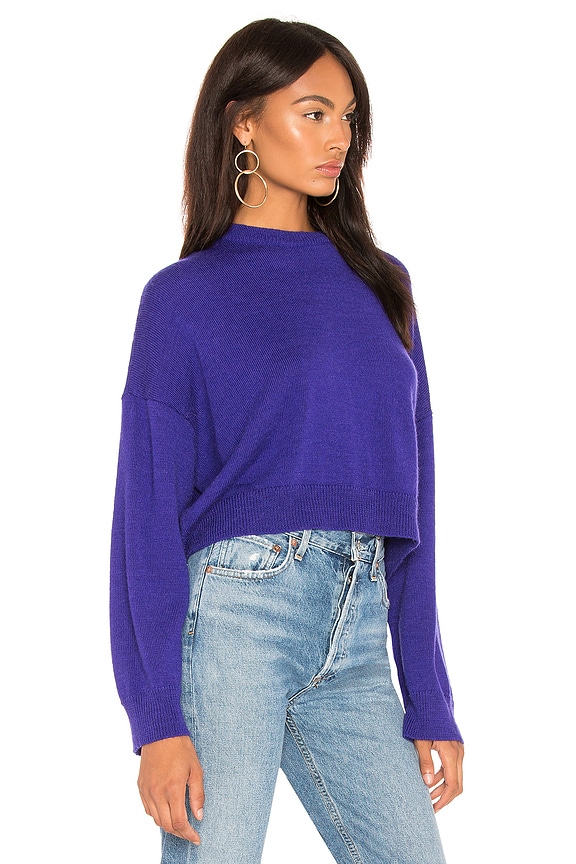 view 2 of 4 PULL CREW NECK in Purple