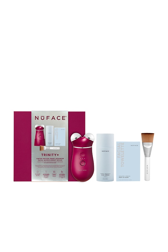 view 2 of 8 Trinity+ Smart Advanced Facial Microcurrent Device Kit in Velvet Rose