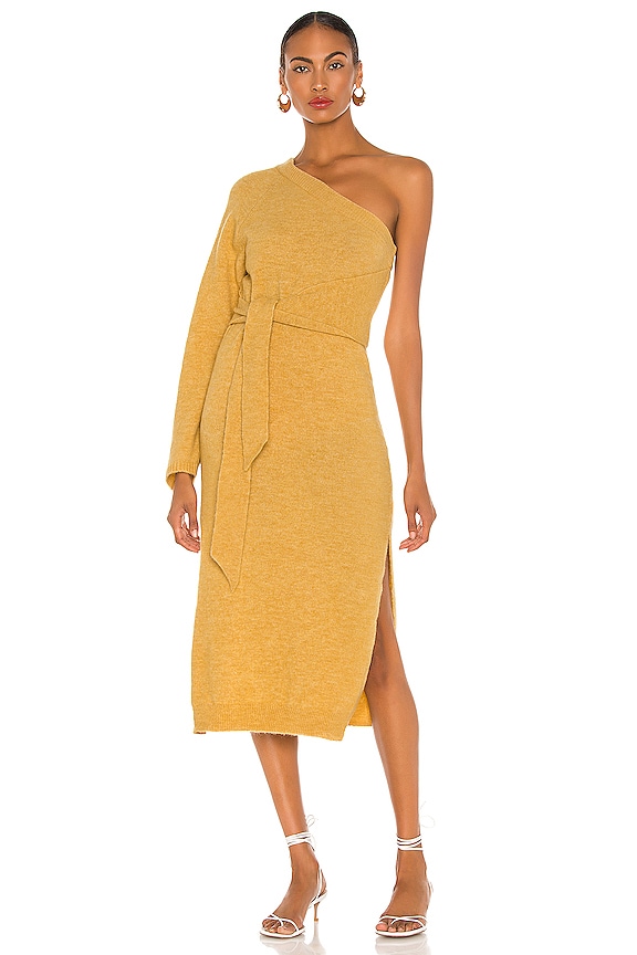 view 1 of 3 VESTIDO MIDI CEDRO in Yellow