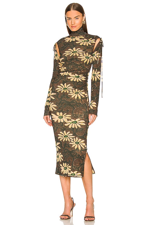 view 1 of 3 Aleid Dress in Arte Povera Floral Black
