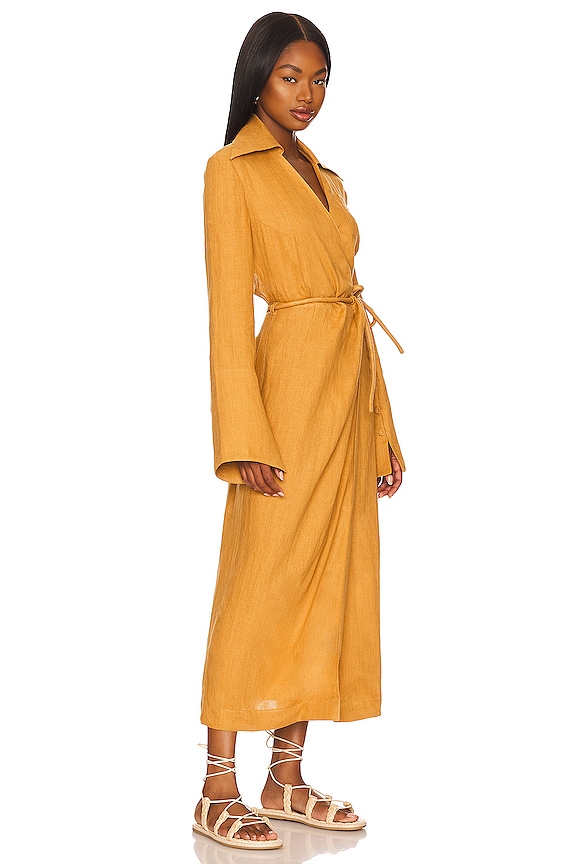 view 2 of 3 Farah Dress in Camel