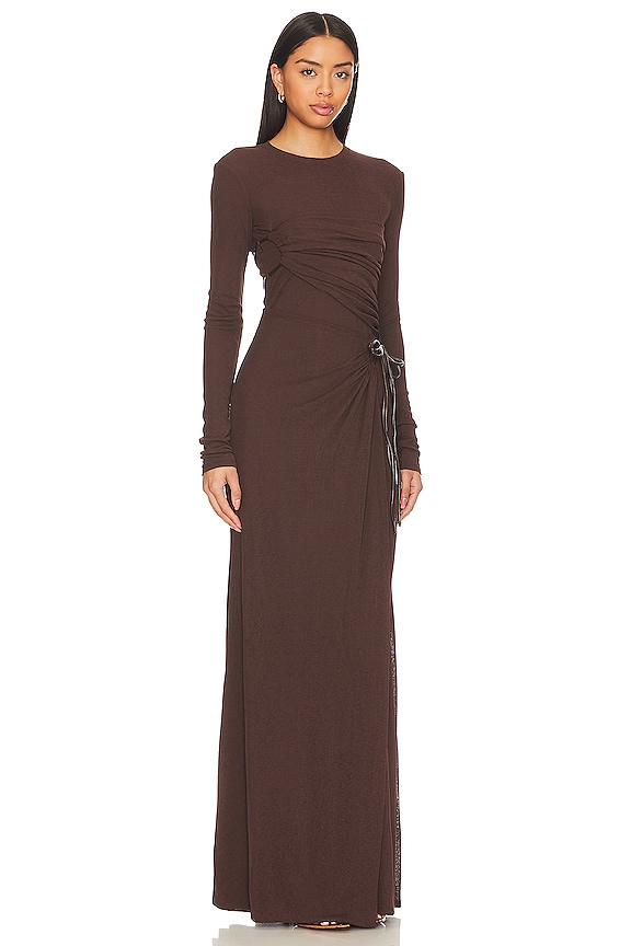 view 2 of 3 Marghe Dress in Nutmeg