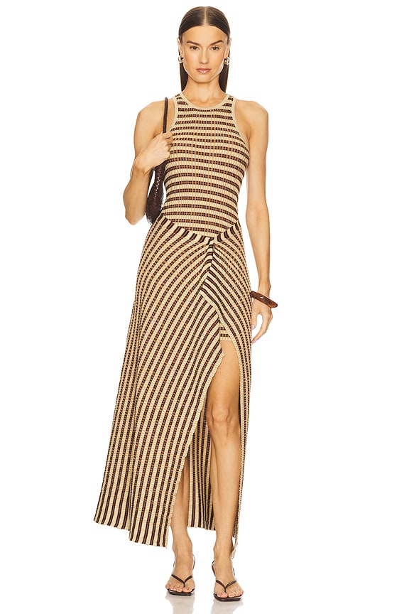 view 1 of 4 ROBE ALIKI in Multicolor Stripe