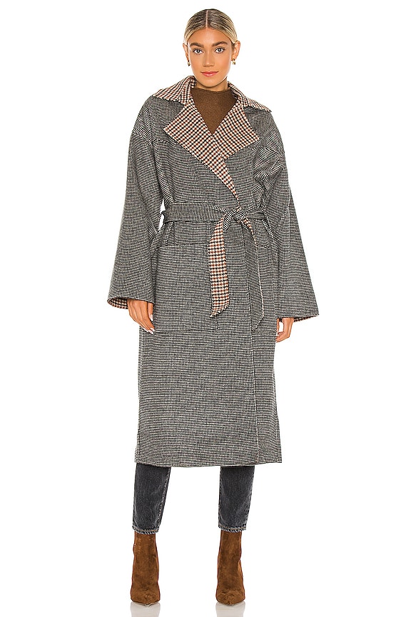 view 2 of 5 Alamo Coat in Reversible Check