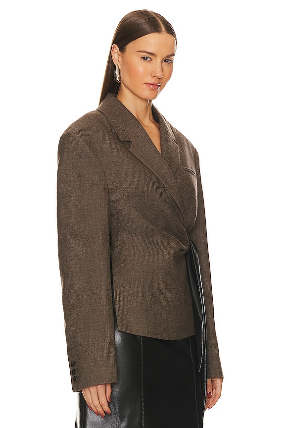 view 2 of 4 CHAQUETA CANDACE in Walnut & Black