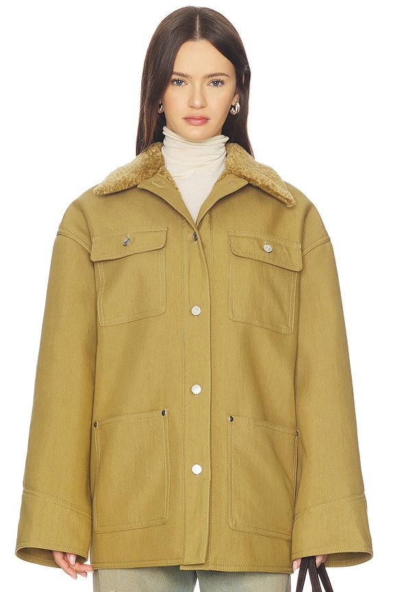 view 2 of 5 BLOUSON ZONTA in Yellow Khaki