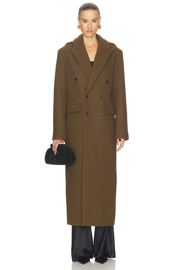 view 2 of 4 Melva Coat in Wood