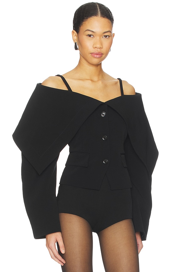 view 2 of 4 VESTE AMANTHA in Black