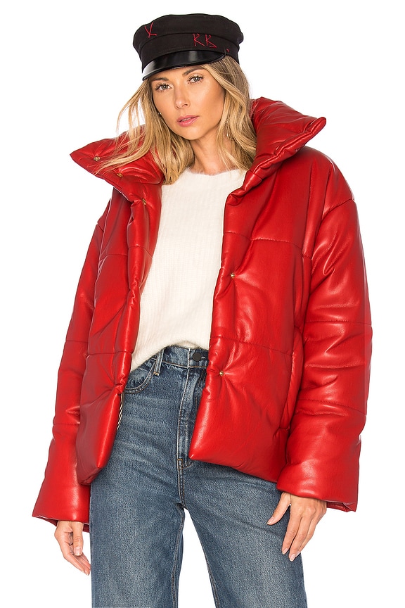 view 1 of 5 Hide Jacket in Red