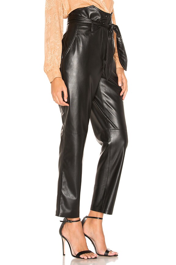 view 2 of 4 Ethan Vegan Leather Pant in Black