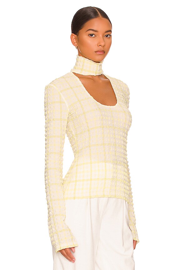 view 2 of 4 Evie Top in Yellow