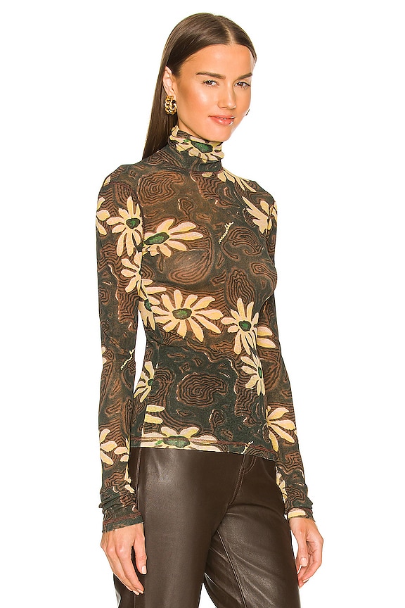 view 2 of 4 Harri Top in Arte Povera Floral Black