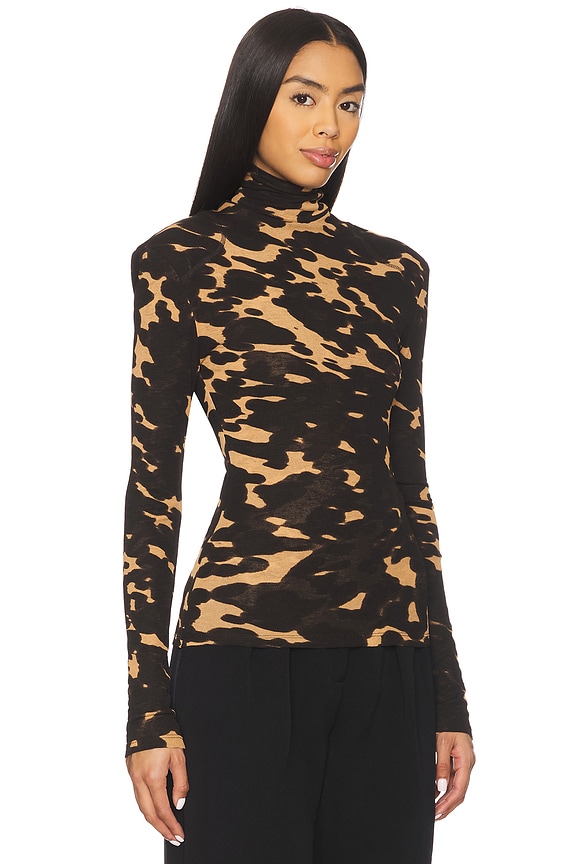 view 2 of 4 Nayeli Top in Midnight Mocha Apricot