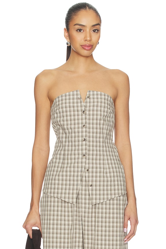 view 1 of 5 BRITES トップ in Creme & Grey