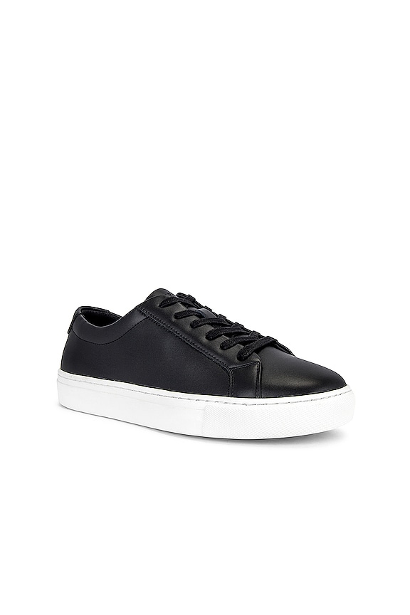 view 2 of 6 Kurt Leather Sneaker in Black & White