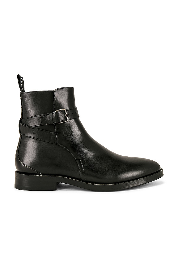 New Republic Maison Leather Jodhpur Boot in Triple Black | REVOLVE