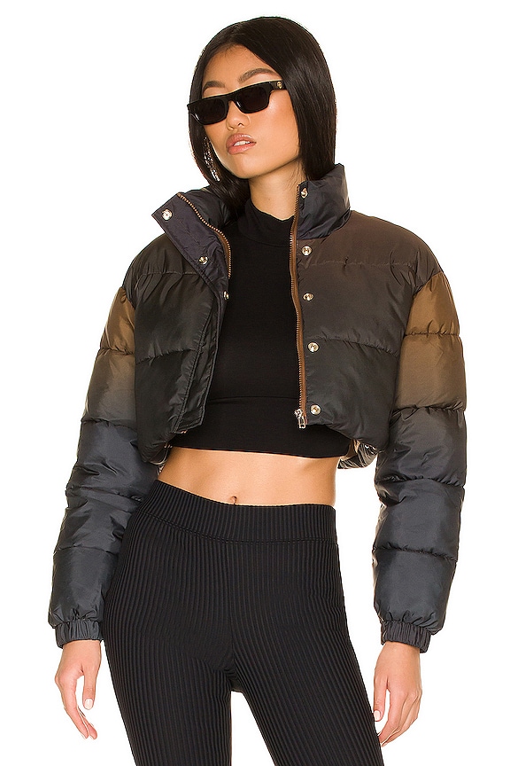 view 1 of 5 Super Cropped Puffer Jacket in Moscow Muse