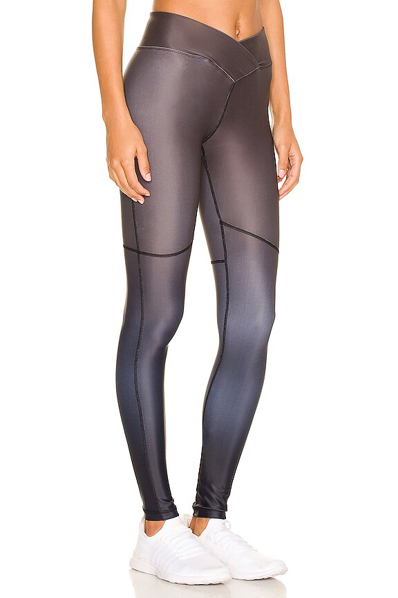 view 2 of 4 Lleida High Rise V-Wrap Legging in Moscow Muse