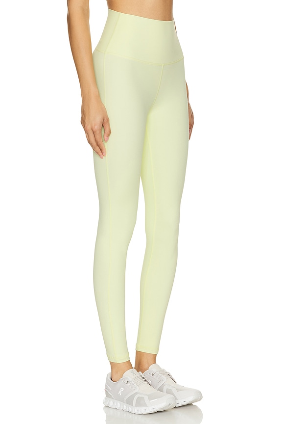 view 2 of 4 Milan Wide Waist Band 7/8 Legging in Yellow