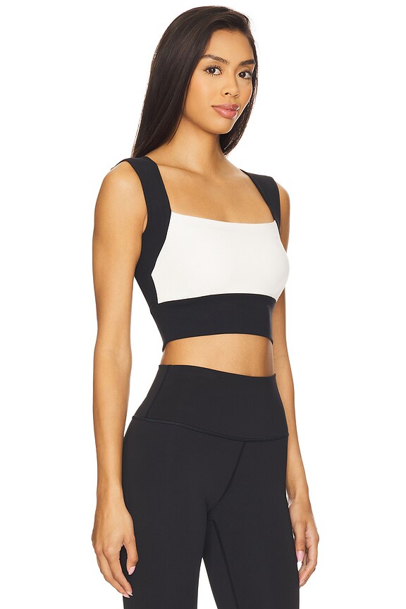 view 2 of 4 Marta Top in Black & Cream Combo