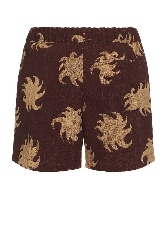view 2 of 3 Mocha Ember Terry Shorts in Brown