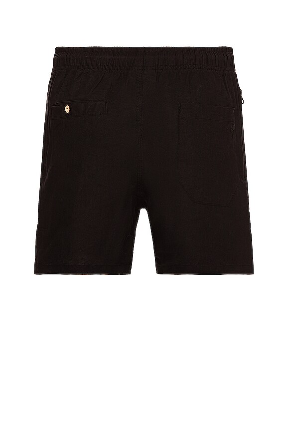 view 2 of 4 Linen Shorts in Black