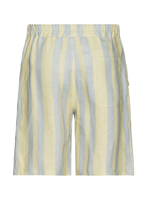 view 2 of 4 Mist Strata Nicola Linen Shorts in Multi