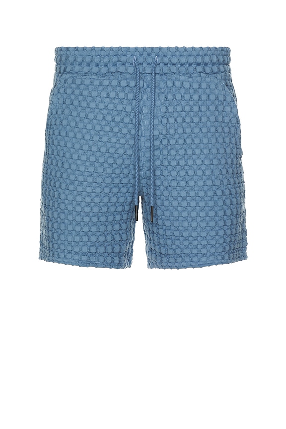 view 1 of 5 Coronet Porto Waffle Shorts in Blue