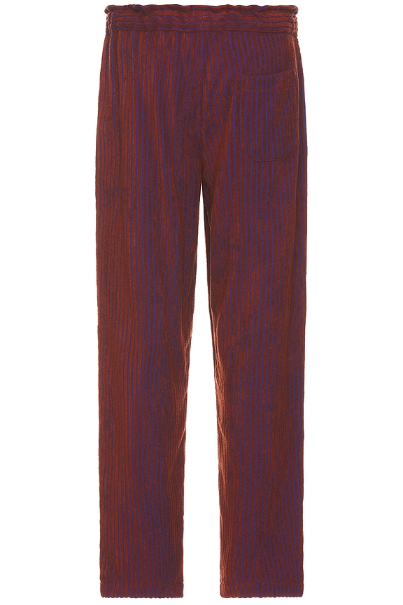 view 2 of 5 Deep Cut Ayora Terry Pants in Rusty Red