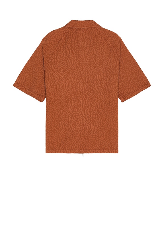 view 2 of 5 Terracotta Turleo Zack Full Zip Shirt in Red