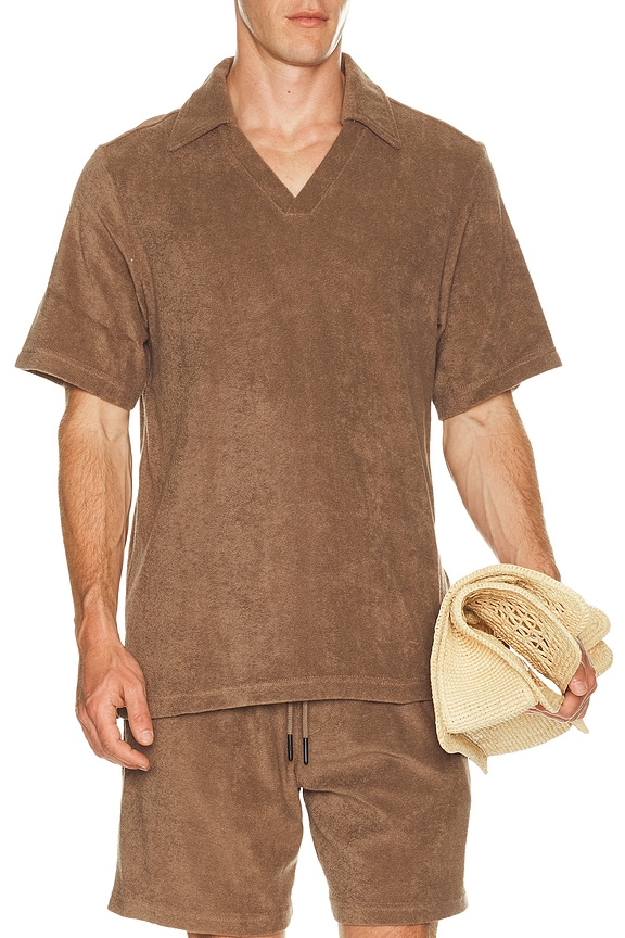 view 1 of 4 CHEMISE SERIF in Brown