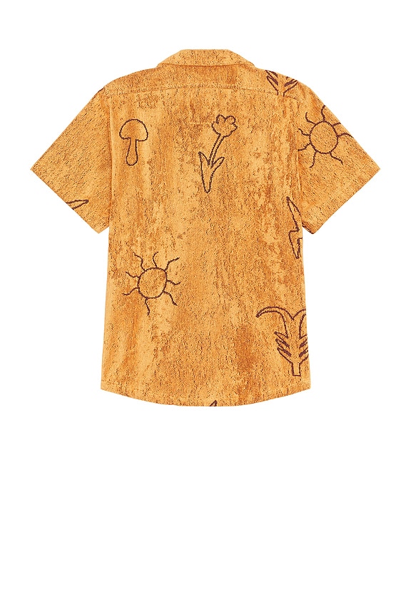 view 2 of 4 Tattoo Cuba Terry Shirt in Brown in Yellow