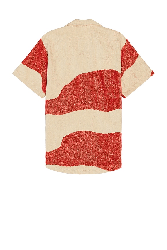 view 2 of 3 Amber Dune Cuba Terry Shirt in Terracotta