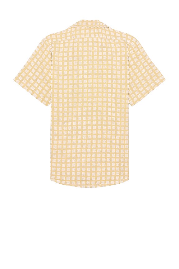 view 2 of 4 Sculpt Box Cuba Terry Shirt in Yellow