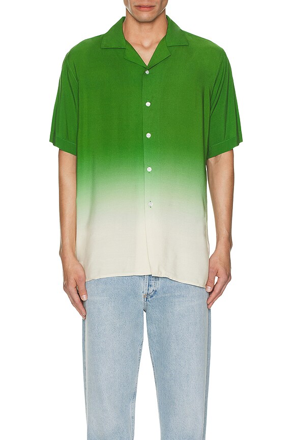 view 3 of 3 Beach Grade Viscose Shirt in Green