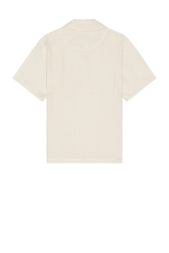 view 2 of 3 Girona Linen Polo in Off White