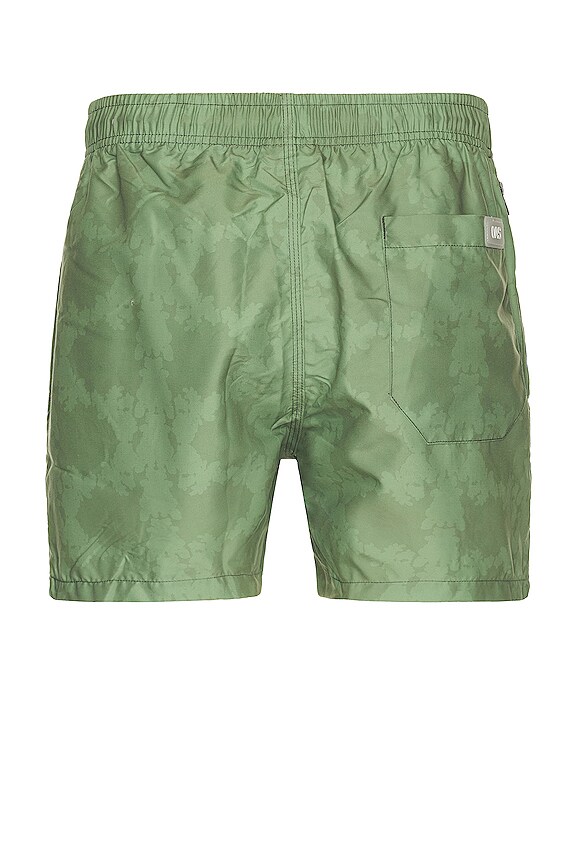 view 2 of 3 Blurry Crown Swim Shorts in Green