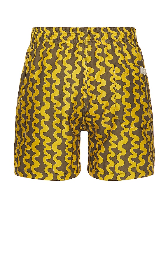 view 2 of 4 Twine Swim Short in YELLOW