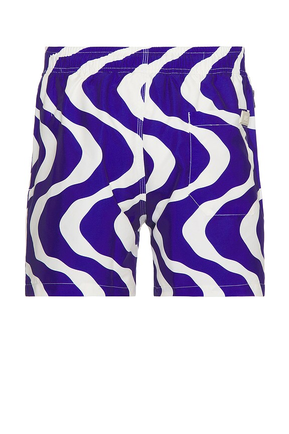 view 2 of 4 Rippling Swim Short in Blue