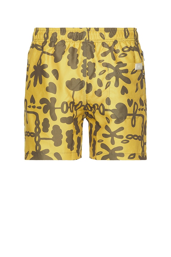 view 2 of 4 Galbanum Swim Short in Gold