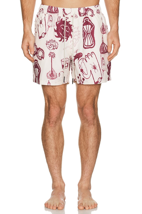 view 4 of 4 Cantina Swim Shorts in White