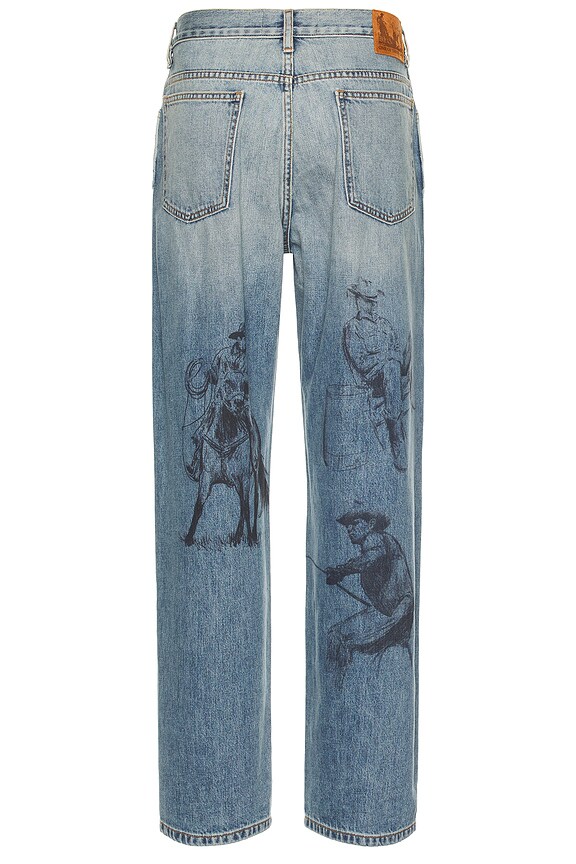view 2 of 5 Better Days Straight Leg Jeans in Washed Denim