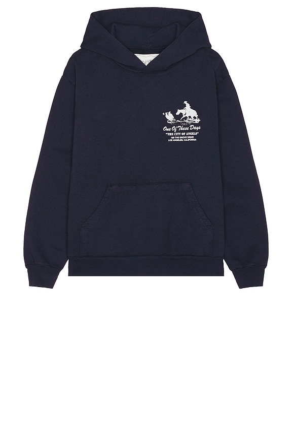 view 2 of 4 x FWRD City Of Angels Hoodie in Washed Navy