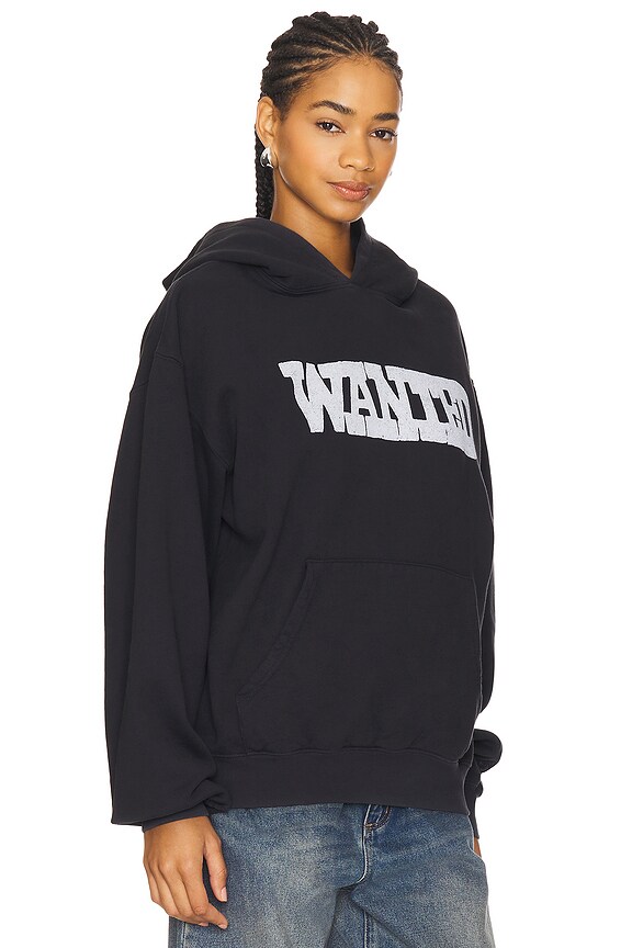 view 2 of 4 SWEAT À CAPUCHE WANTED in Washed Black